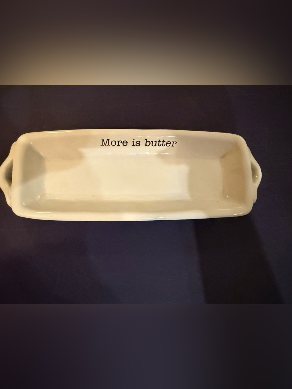 Mud Pie butter dish